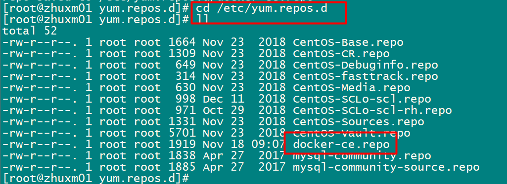 设置 Docker 的 yum 源