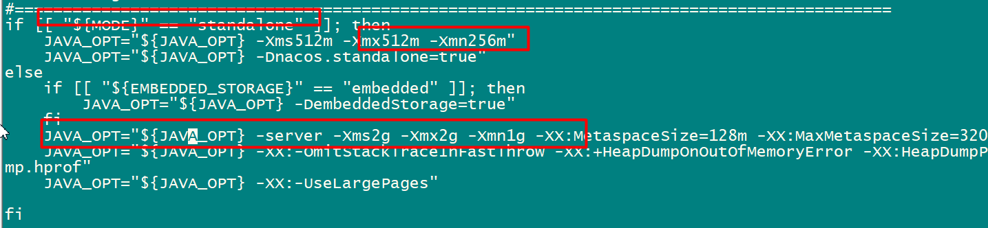 修改 startup.sh 的 JVM 参数